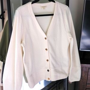 Madewell cotton blend cardigan